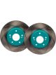 Project Mu Brake Rotors Pair Scr Pure Plus6 Green