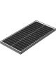 Racer 60W Monocrystalline Solar Panel Black Frame