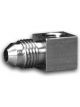Auto Meter Fitting, Adapter, 90 °, 1/8
