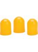 Auto Meter Light Bulb Boots Cover, Yellow, 3 Pack