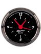 Auto Meter Designer Black Clock Black Bezel 2-1/16