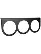 Auto Meter Gauge Mounting Panel, Triple, 2-5/8