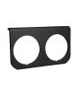 Auto Meter Gauge Mounting Panel, Dual, 2-1/16