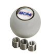 B&M White Shifter Knobs for B&M shifters & others w/ SAE Threads