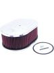 K&N Oval Oval Air Filter Assembly