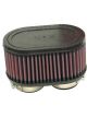 K&N Oval Clamp-On Air Filter