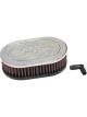 K&N Oval Clamp-On Air Filter