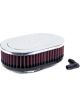 K&N Oval Clamp-On Air Filter