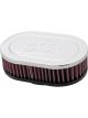 K&N Oval Clamp-On Air Filter