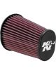 K&N Oval Straight Clamp-On Air Filter