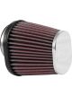 K&N Oval Straight Clamp-On Air Filter