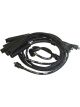 MSD Spark Plug Wire Street Fire 8.0mm Straight Boots Mopar SB Set