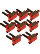 MSD Ignition Coil Blaster Square Red Dodge Jeep 5.7 6.1L Qty 8