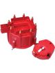 MSD Distributor Cap and Rotor Kit Brass Terminal Clamp-Down Gm V8