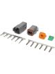 MSD Electrical Wiring Connector Deutsch 16-Gauge/6-Pin