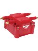 MSD Ignition Coil Dis Performance Replacement Square Epoxy Red 36000 V