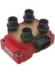 MSD Ignition Coil E-Core Square Epoxy Red 40000 V Ford