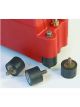 MSD Ignition Box Mounts Vibration Mounts Black Rubber Set Of 4