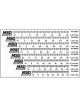 MSD Timing Tape 5.250 To 8 In. Diameter Balancer Set Of 8