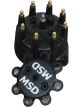 MSD Distributor Cap Male/Hei Black Screw-Down Pro-Billet Small Dia. V8
