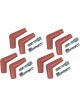 MSD Spark Plug Boots Red Pro Temp Boots 115 Degree Boots 8.5Mm Set Of 8