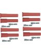MSD Spark Plug Boots Red Straight Boots Set Of 8