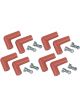 MSD Spark Plug Boots Red Pro Temp Boots 90 Degree Boots 8.5Mm Set Of 8