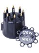 MSD Distributor Cap Male/HEI-Style Black Clamp-Down Gm/MSD Pro-V8 (MSD-84333)