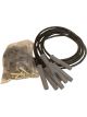 MSD Spark Plug Wires Super Conductor Spiral Core 8.5mm Black 90 Boots