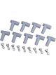 MSD Distributor Boots Gray Hei 90 Degree Boots Set Of 9
