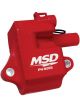 MSD Ignition Coil Msc Ii Coil Pack Epoxy Square Red Gm Ls1/Ls6