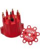 MSD Distributor Cap Male/HEI-Red Extra-Duty Pro-Clamp-Down Gm V8 (MSD-8433)