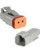 Narva 2 Way Waterproof Deutsch Connector Housing Kit Pack of 2