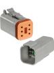 Narva 6 Way Waterproof Deutsch Connector Housing Kit Pack of 2