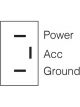 Narva Off/On Heavy-Duty Toggle Switch With Red LED