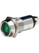 Narva 24 Volt Chrome Pilot Lamp With Green LED