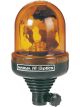 Narva Hi Optics Euro Flex Rotating Beacon Amber Pipe Mount 12/24 Volt