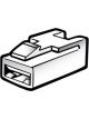Narva Male Quick Connector Housing 1 Way Pack of 10