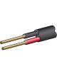 Narva 10A 3mm Twin Core Sheathed Cable 30M Red/Black Black Sheath