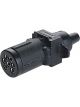 Narva 7 Pin Small Round Plastic Trailer Plug