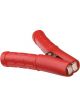 Narva Fully Insulated Black Battery Clamp 500A Red