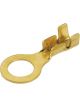 Narva Ring Terminal Brass 6.3 mm Pack of 100
