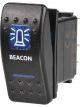 Narva 2 Volt Off/On Sealed Rocker Switch With Beacon Symbol Blue