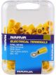 Narva 4.3 mm Flared Vinyl Ring Terminal Yellow Pack of 100