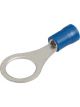 Narva 9.5 mm Flared Vinyl Ring Terminal Blue Pack of 12