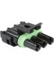 Narva 3 Way Male Waterproof Connector Housing Pack of 10