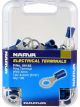 Narva 8.4 mm Flared Vinyl Ring Terminal Blue Pack of 100
