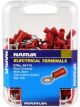 Narva 4.3 mm Flared Vinyl Ring Terminal Red Pack of 100