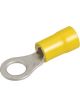 Narva 6.3 mm Flared Vinyl Ring Terminal Yellow Pack of 10
