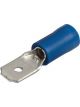 Narva 6.3mm Flared Vinyl Male Blade Terminal Blue Pack of 8